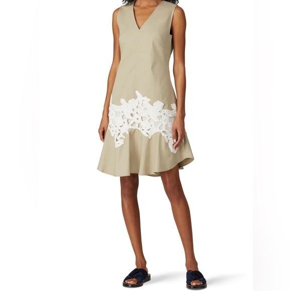 NWOT Derek Lam Lace V-Neck Dress - Picture 1 of 9